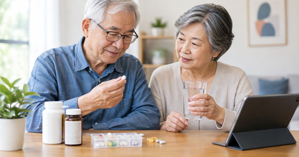長者服用處方藥期間可以同時食綜合維他命嗎？