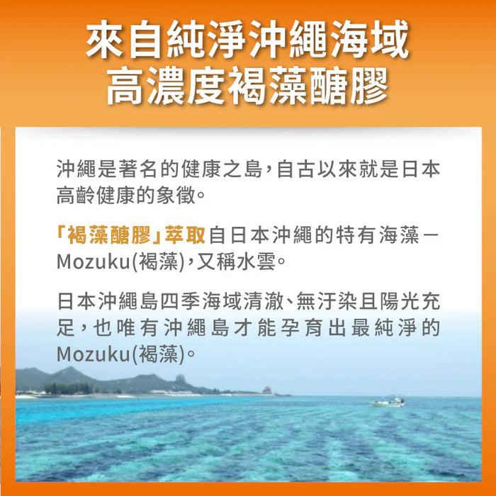 達摩本草 日本專利沖繩褐藻醣膠 60粒