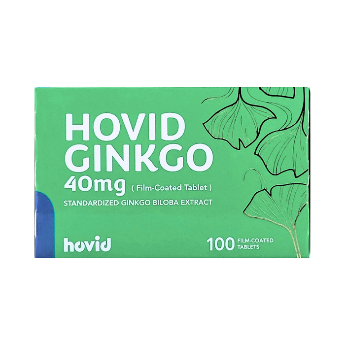 Hovid Gingkok 銀杏萃取精華片 40mg 100粒 (平行進口)