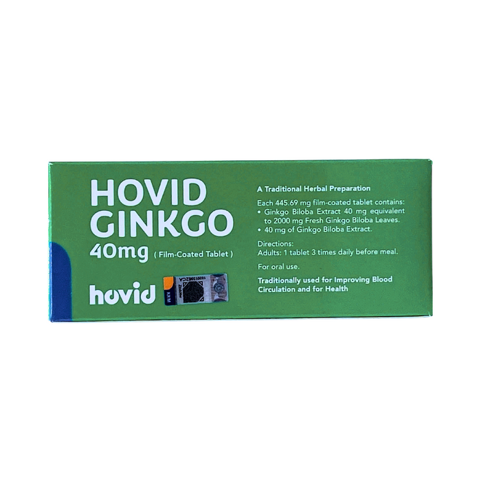 Hovid Gingkok 銀杏萃取精華片 40mg 100粒 (平行進口)