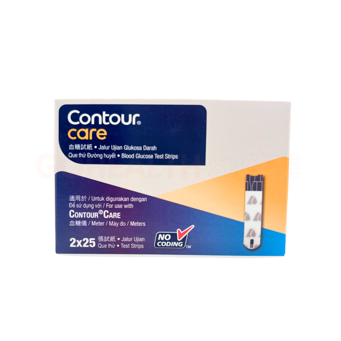 Contour Care 血糖試紙 (50片/盒)  香港版 【日本製造】