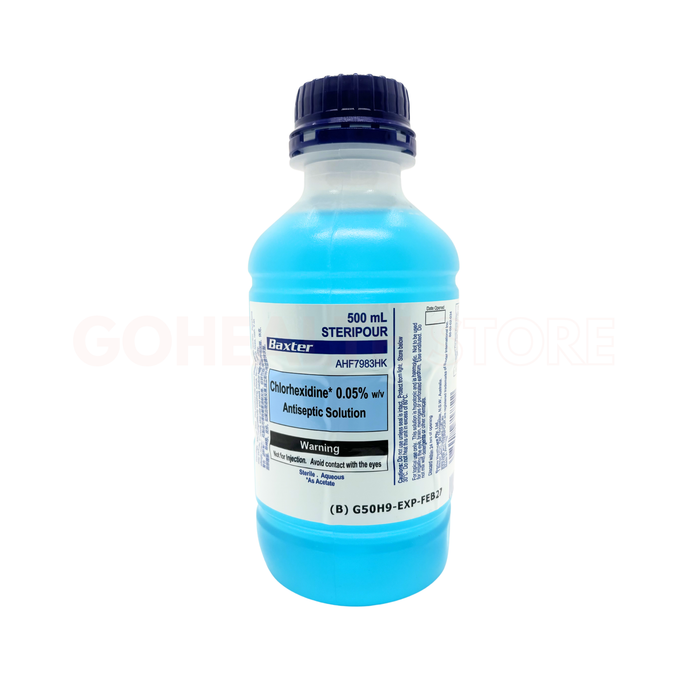 美國 Baxter 0.05% Chlorhexidine 傷口清洗消毒藥水 AHF7983HK