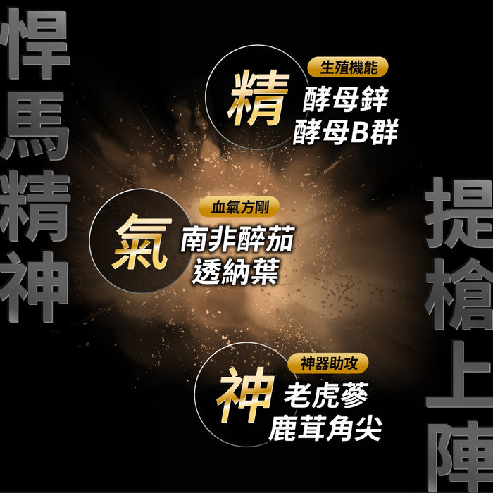 【2盒裝】達摩本草 全新三代升級L-精胺酸戰神深黑瑪卡 30包 X 2 盒裝