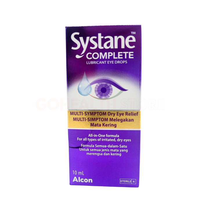 Systane 適然 Complete 全效滋潤眼藥水 10ML 含 - 0.001%防腐劑POLYQUAD™