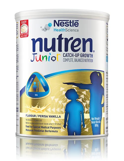 Nutren Junior 兒童佳膳 雲呢拿味 800克  (平行進口）