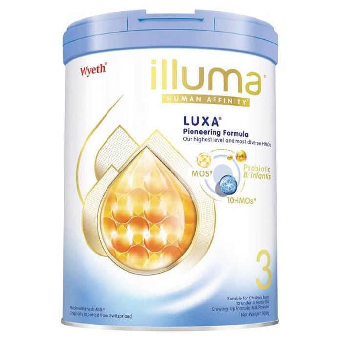 【6罐裝】ILLUMA LUXA 3號幼兒成長配方奶粉 850克