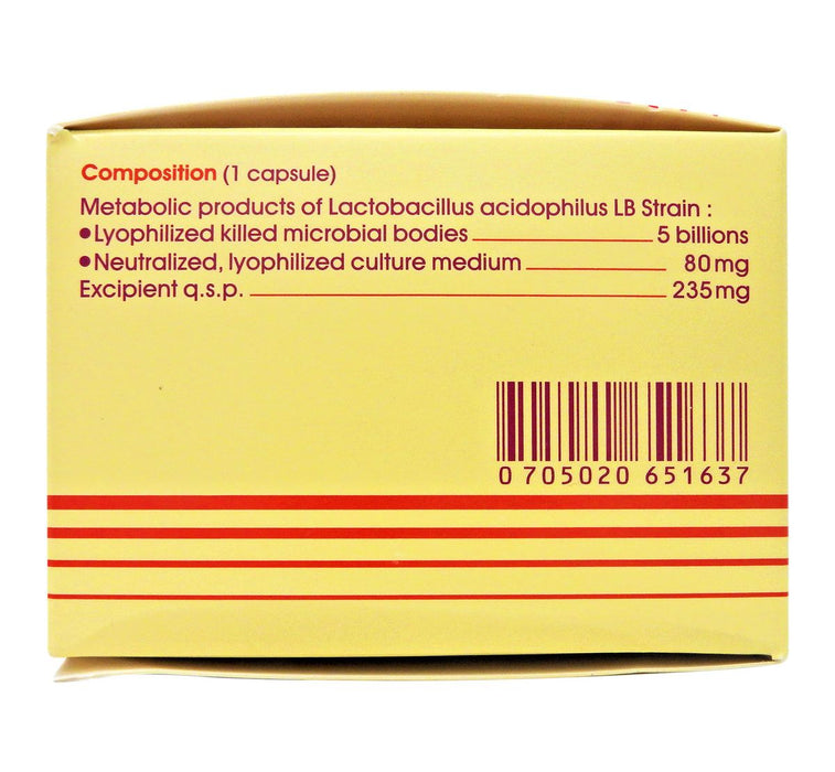 Lactéol Fort 力多爾  特效止瀉膠囊 100粒裝 HK-34214