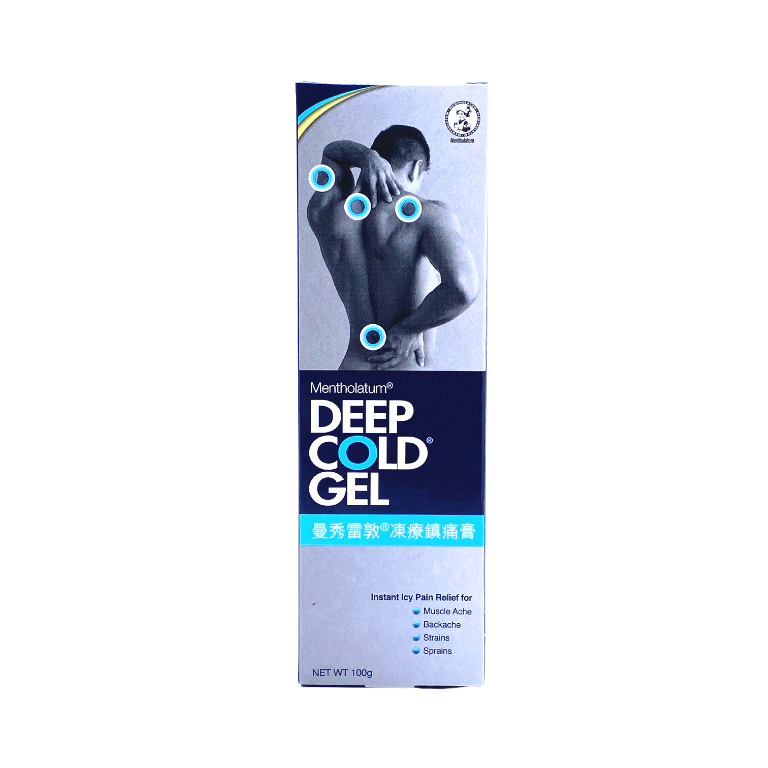 曼秀雷敦 DEEP COLD GEL 冰療鎮痛膏 100g | GoHealth Store