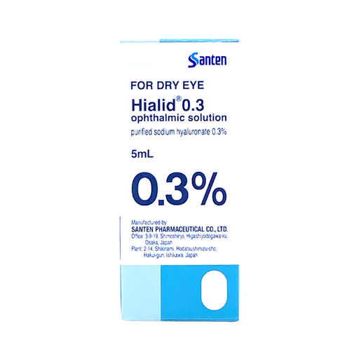 Santen Hialid 0.3% 眼藥水 5mL