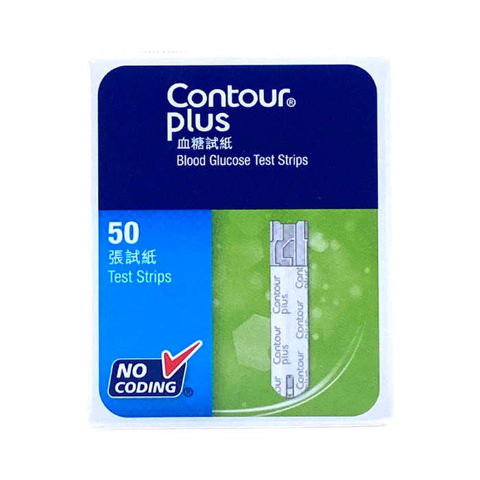 Contour Plus 血糖測試紙 50 PCS