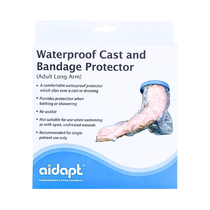 Aidapt Waterproof Cast and Bandage Protector (Adult Long Arm)