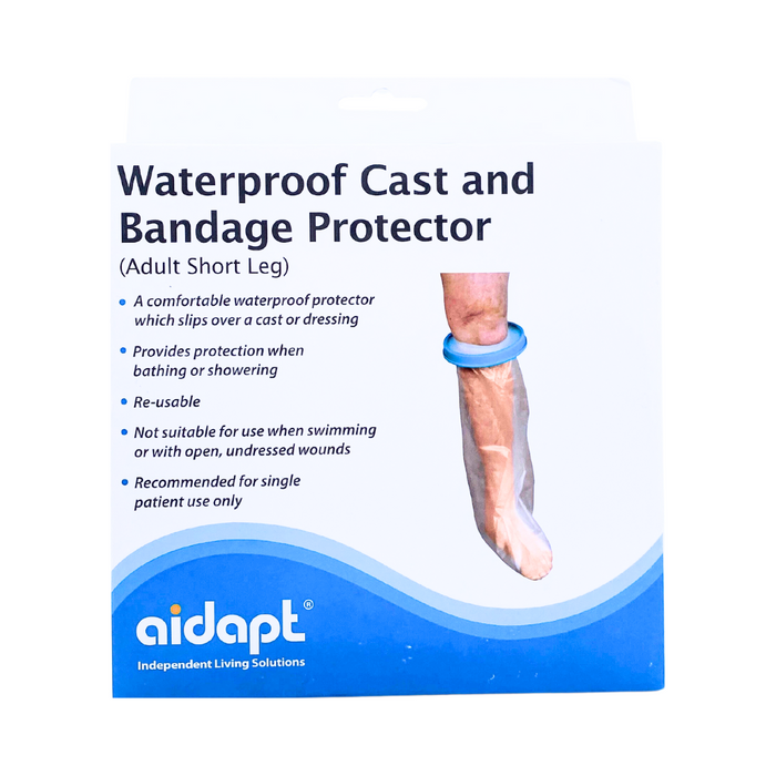 Aidapt Waterproof Cast and Bandage Protector (Adult Short leg)